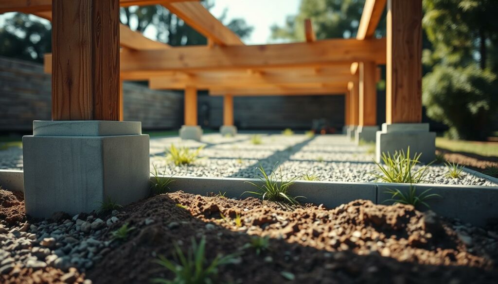 Pergola Fundament