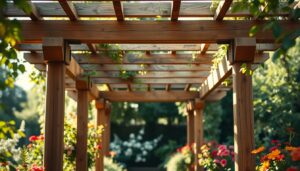 pergola selber bauen